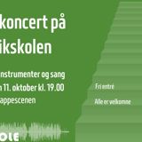 Trappekoncert med blandede instrumenter, sang og bands Trappekoncert med blandede instrumenter, sang og bands