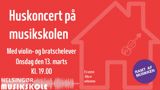Huskoncert med violin- og bratschelever