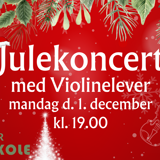 Julekoncert med violinelever