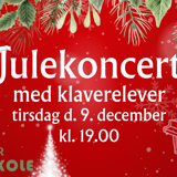 Julekoncert med klaverelever