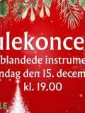 Julekoncert med blandede instrumenter