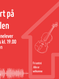 Huskoncert med Bjarnes violinelever