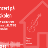 Huskoncert med Bjarnes violinelever