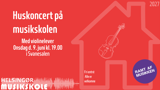 Huskoncert med Bjarnes violinelever
